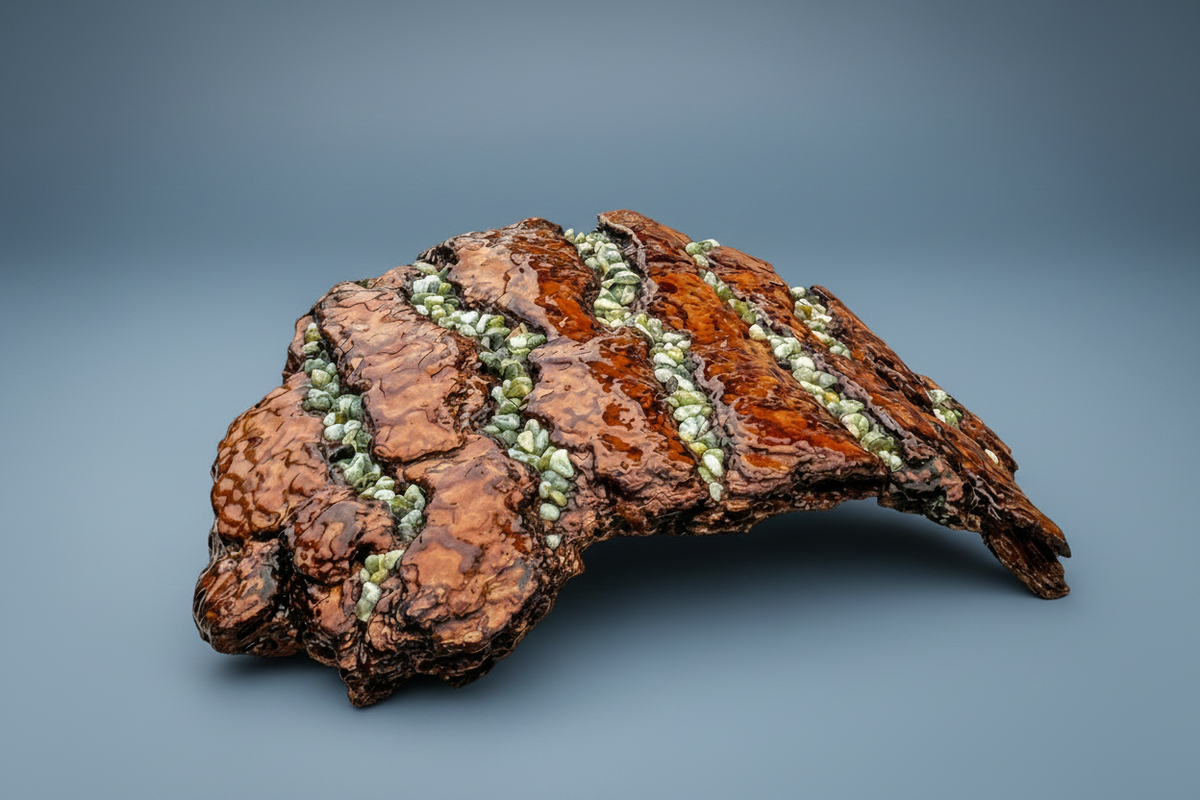 Alvsten Ponderosa bark table sculpture, primary gallery view.